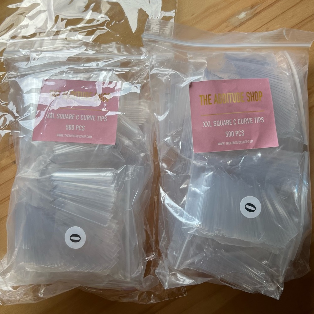 🆕XXL Square C Curve Nail Tips💅🏼1000pcs
